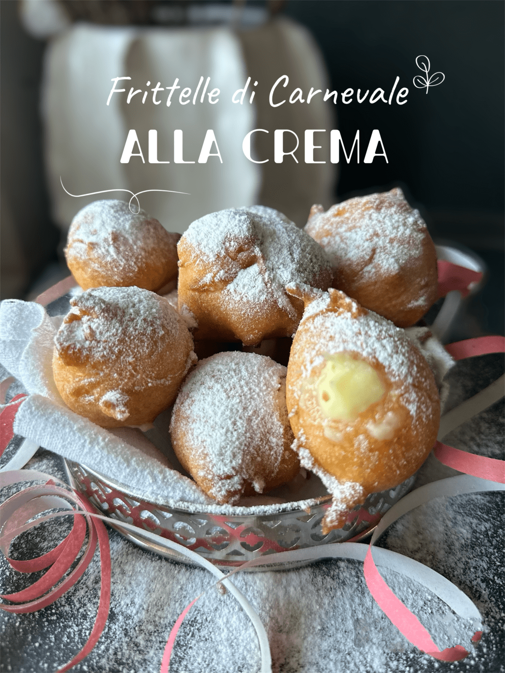 FRITTELLE DI CARNEVALE ALLA&nbsp;CREMA