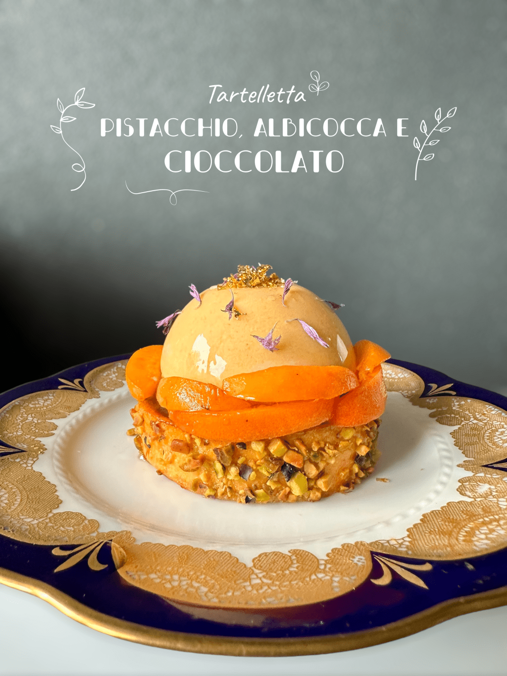 TARTELLETTA PISTACCHIO, ALBICOCCA E&nbsp;CIOCCOLATO