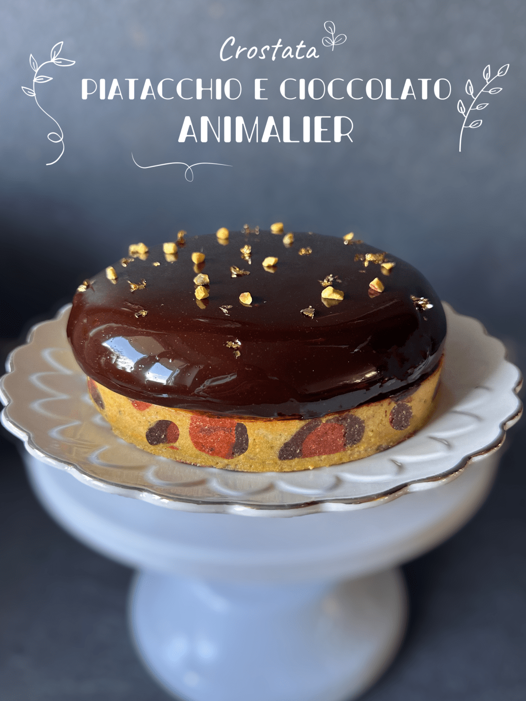 CROSTATA PISTACCHIO E CIOCCOLATO&nbsp;ANIMALIER