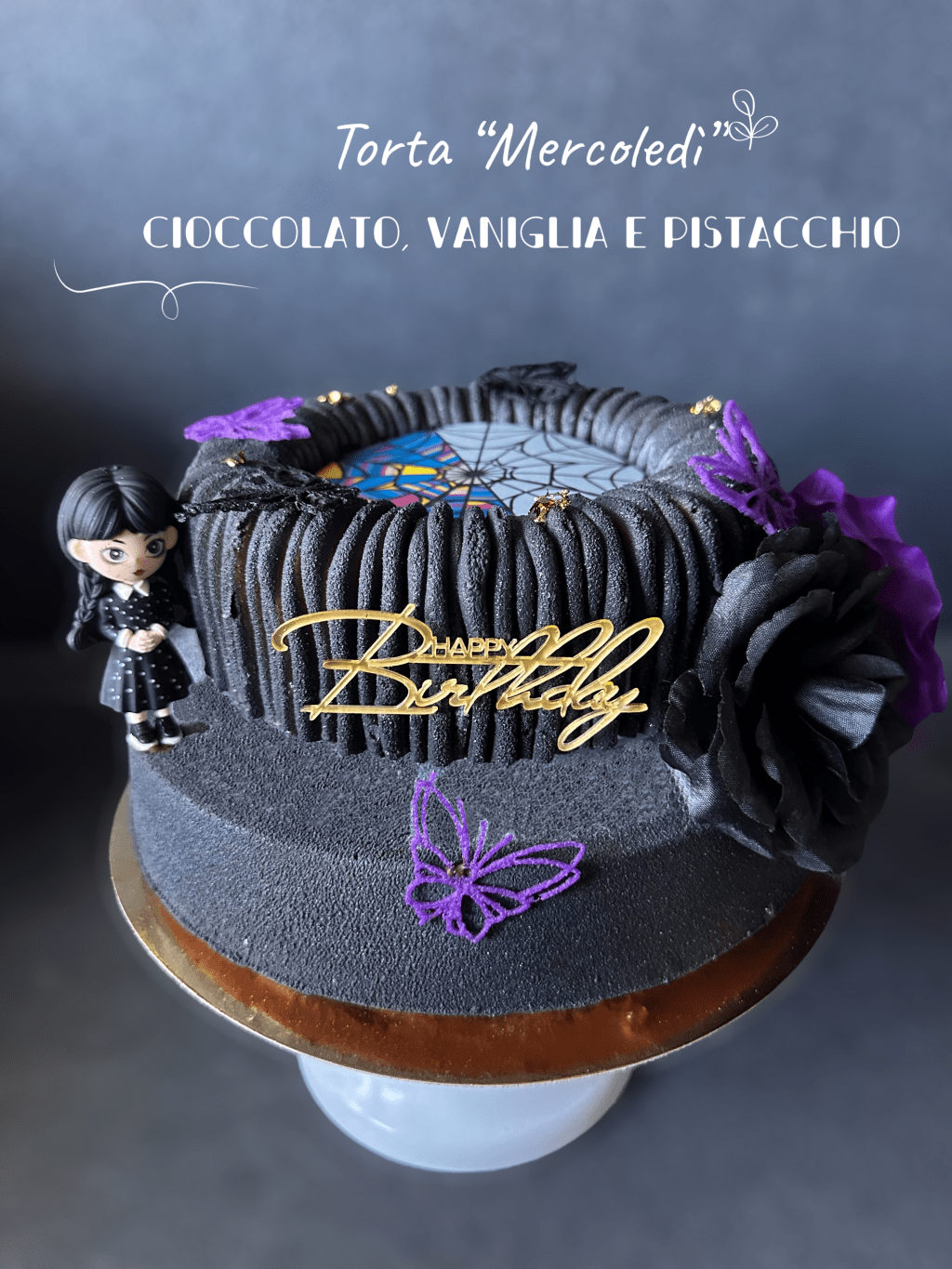 TORTA “MERCOLEDI'” CIOCCOLATO, VANIGLIA,&nbsp;PISTACCHIO