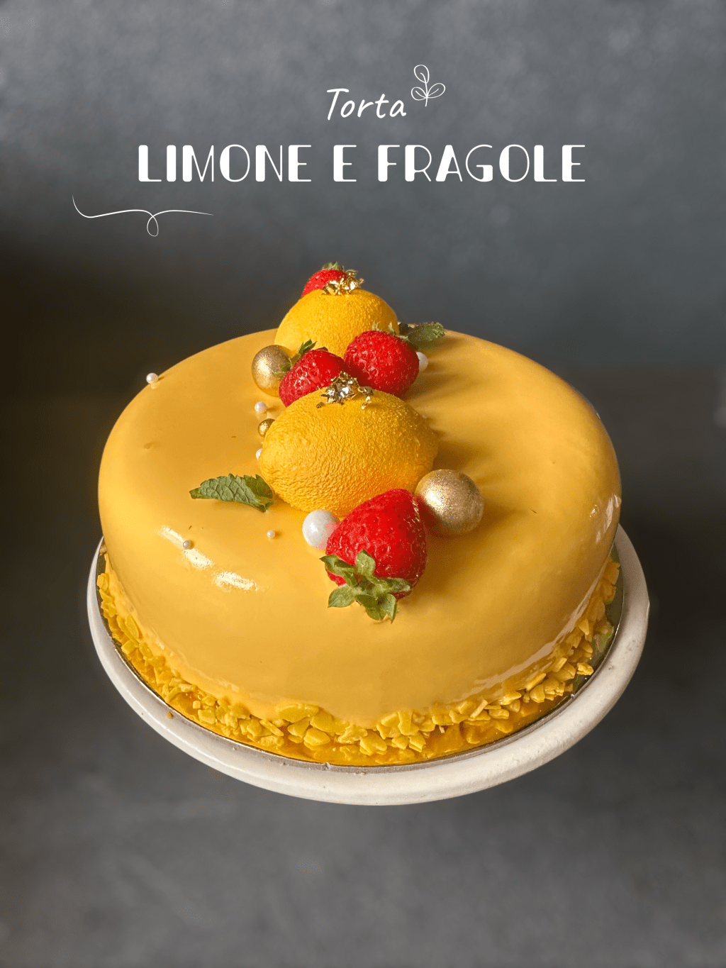 TORTA LIMONE E&nbsp;FRAGOLE