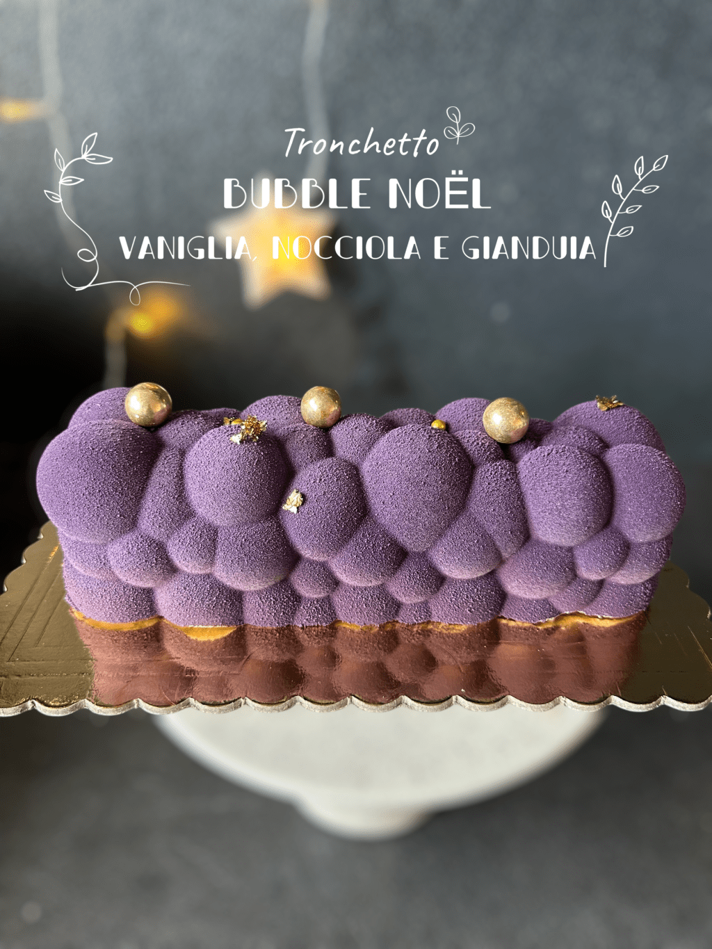 TRONCHETTO BUBBLE NOËL, VANIGLIA, NOCCIOLA E&nbsp;GIANDUIA