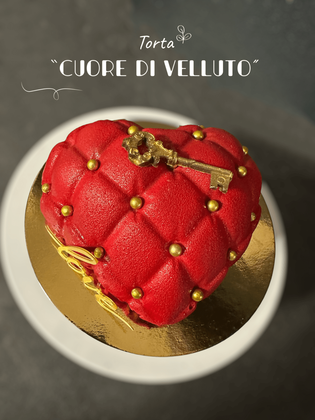 TORTA “CUORE DI&nbsp;VELLUTO”