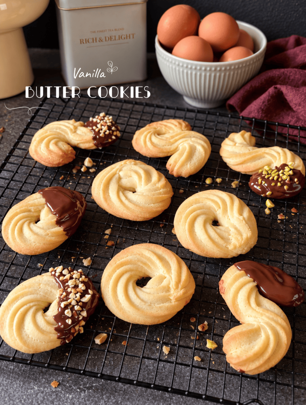 VANILLA BUTTER COOKIES